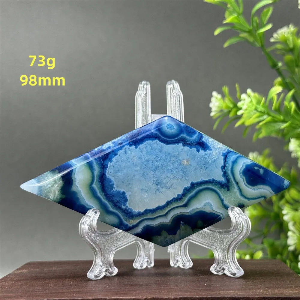 Blue Agate Lace Diamond-ToShay.org