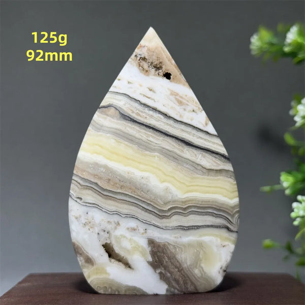 Grey Striped Agate Torch-ToShay.org