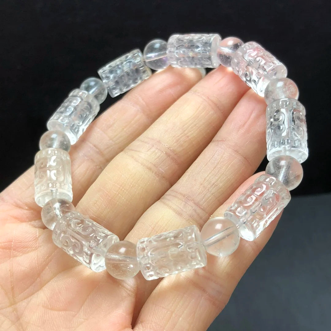 Clear Rock Quartz Bracelet-ToShay.org