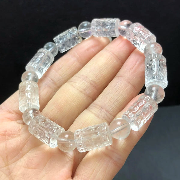 Clear Rock Quartz Bracelet-ToShay.org