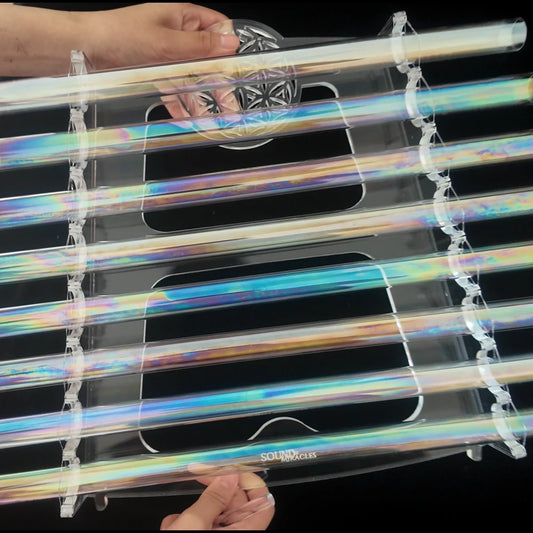 Rainbow Aurora Crystal Harp-ToShay.org