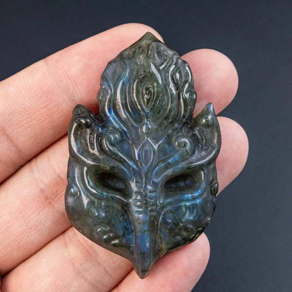 Blue Labradorite Mask-ToShay.org