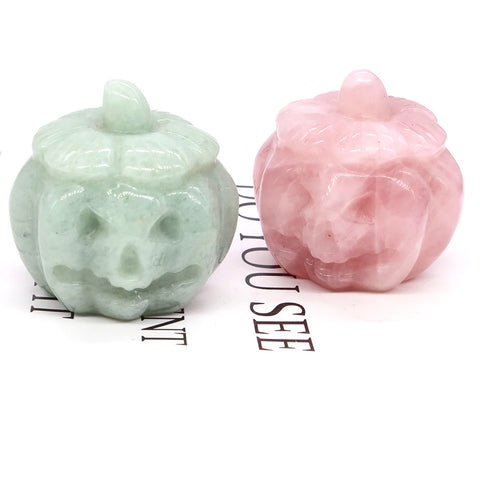 Mixed Crystal Pumpkin Face-ToShay.org