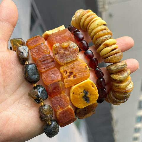 Yellow Amber Bracelet-ToShay.org