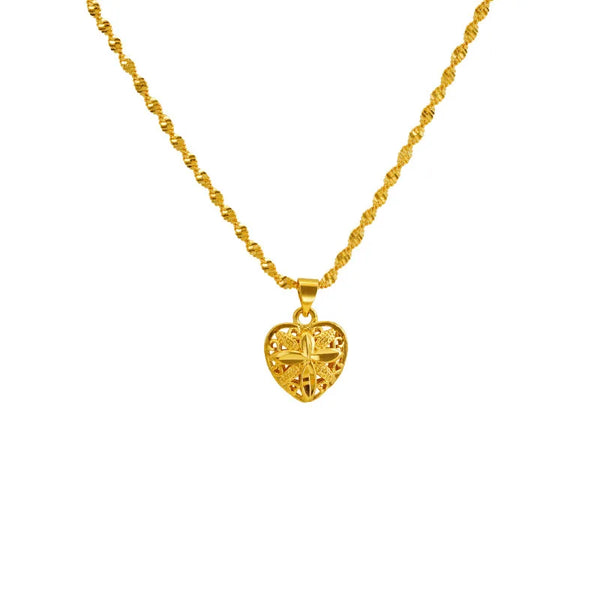 Gold Heart Pendant-ToShay.org
