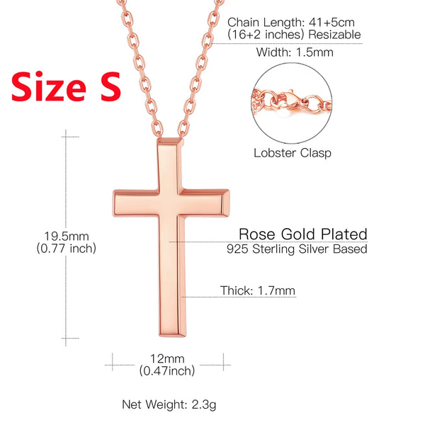 Gold Cross Pendant Necklaces-ToShay.org