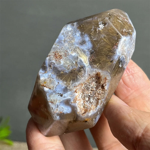 Black Rutilated Hair Raw Quartz-ToShay.org