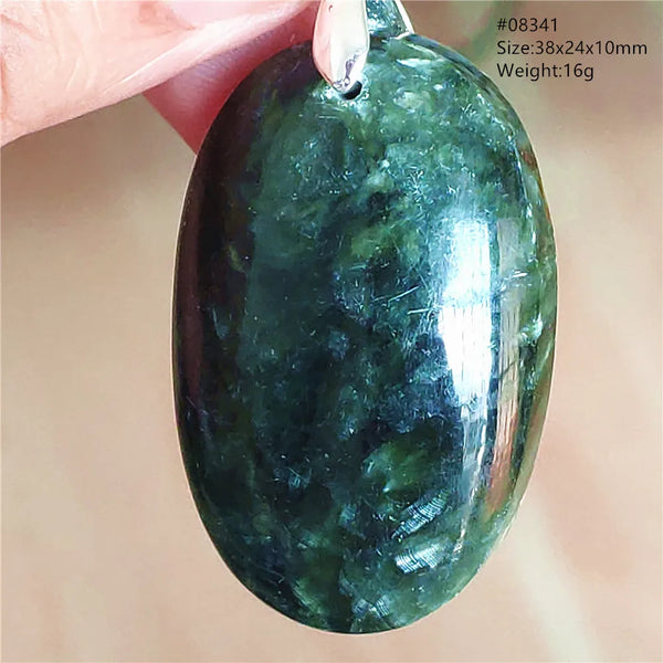 Green Seraphinite Pendant-ToShay.org