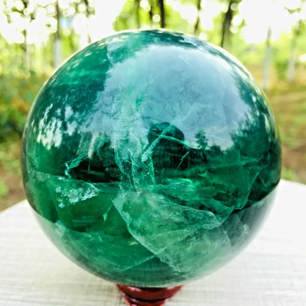 Green Fluorite Ball-ToShay.org
