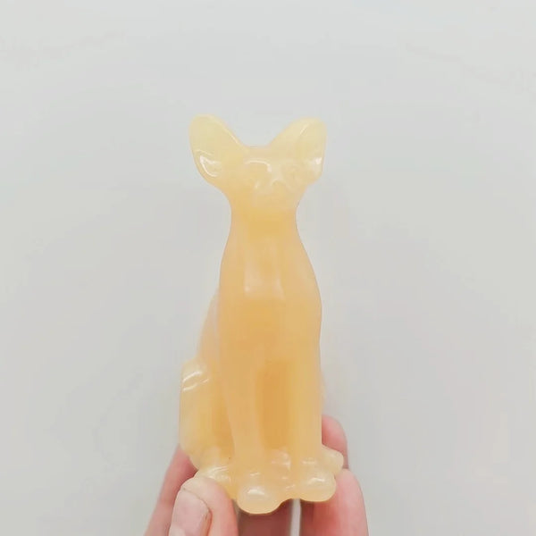 Mixed Crystal Cat Statues-ToShay.org