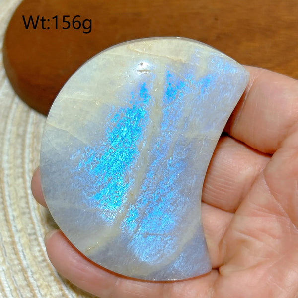 Blue Falshy Moonstone Moon-ToShay.org
