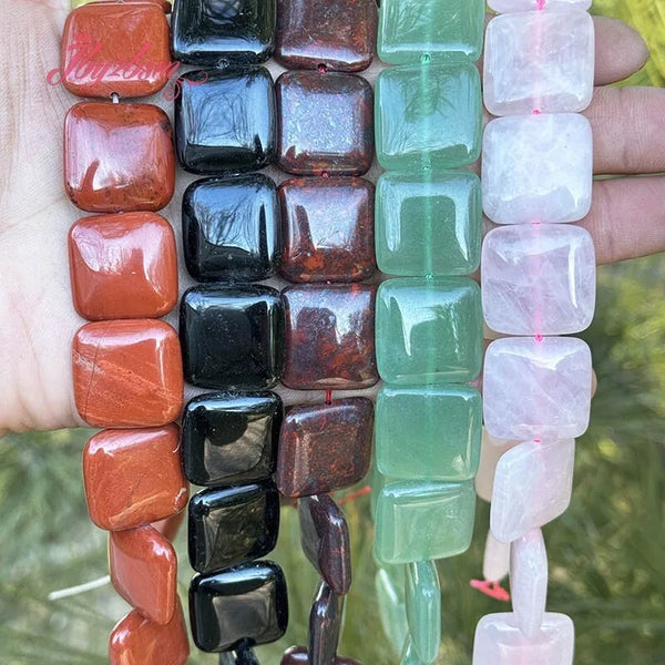 Mixed Crystal Square Beads-ToShay.org