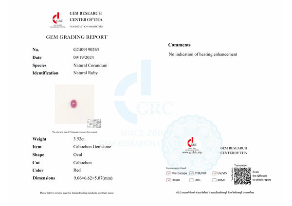 Red Ruby Gemstone-ToShay.org