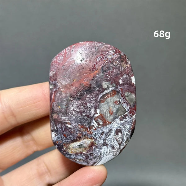 Red Agate Palm Stone-ToShay.org