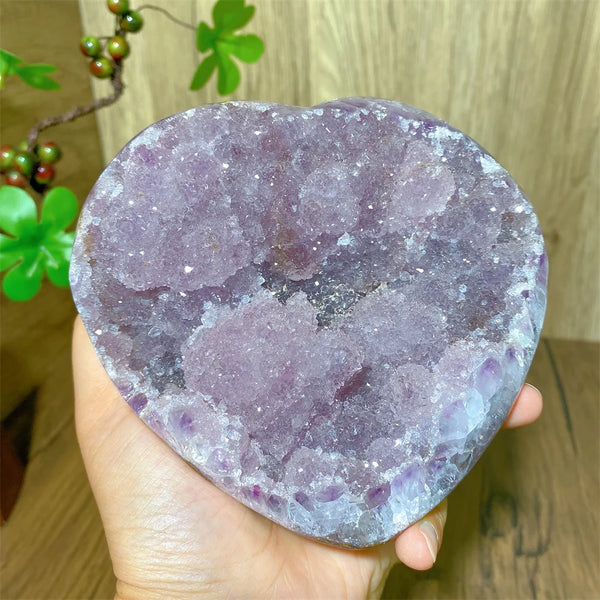 Pink Amethyst Cluster Geode-ToShay.org