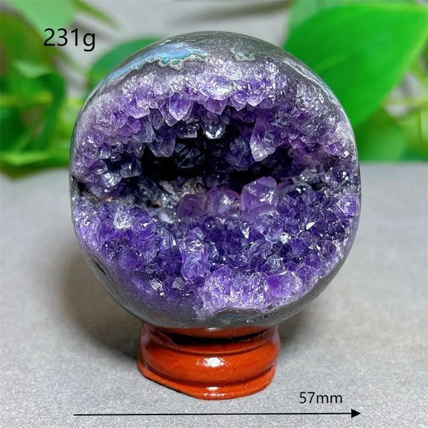 Purple Amethyst Cluster Ball-ToShay.org