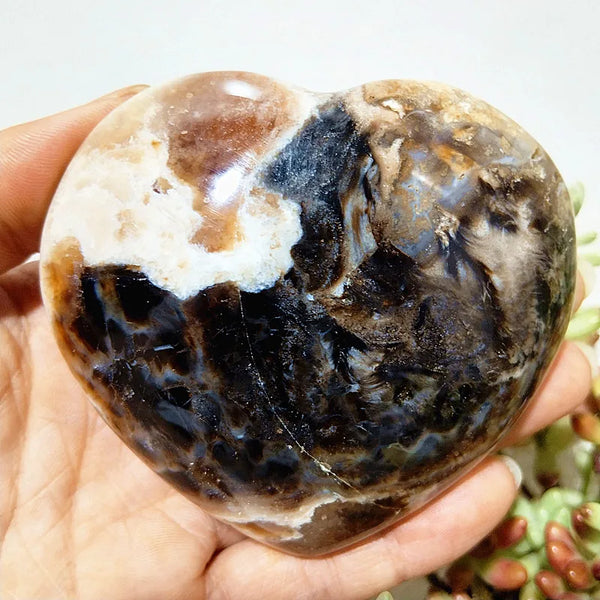 Grey Opal Crystal Heart-ToShay.org