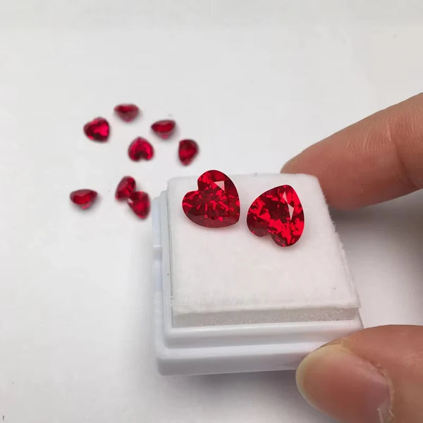 Red Ruby Diamond Heart-ToShay.org