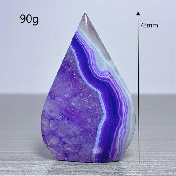 Violet Agate Torch-ToShay.org