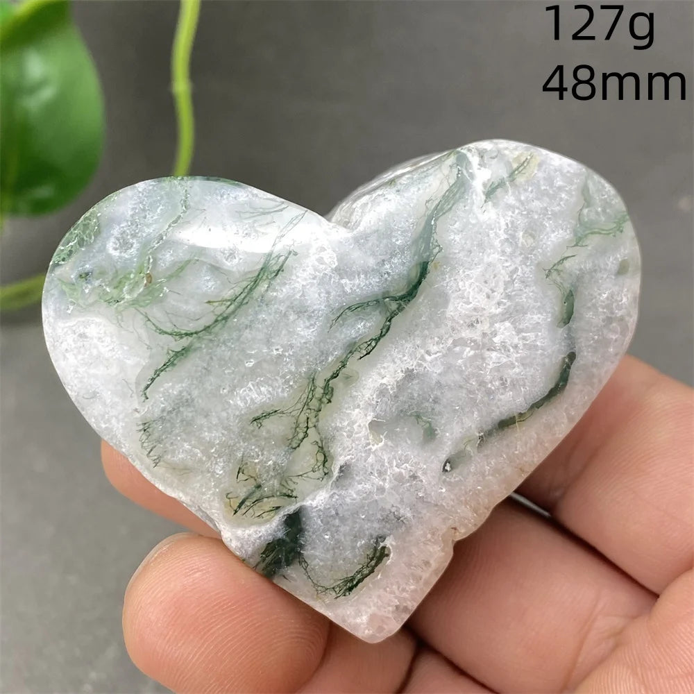 Green Aquatic Agate Heart-ToShay.org