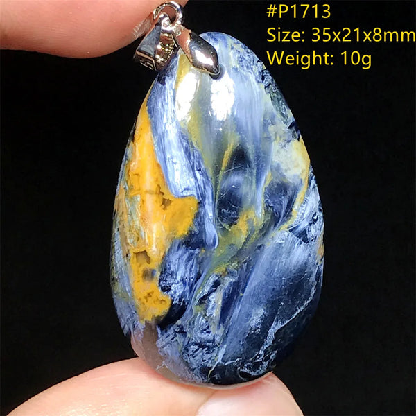 Blue Pietersite Pendant-ToShay.org