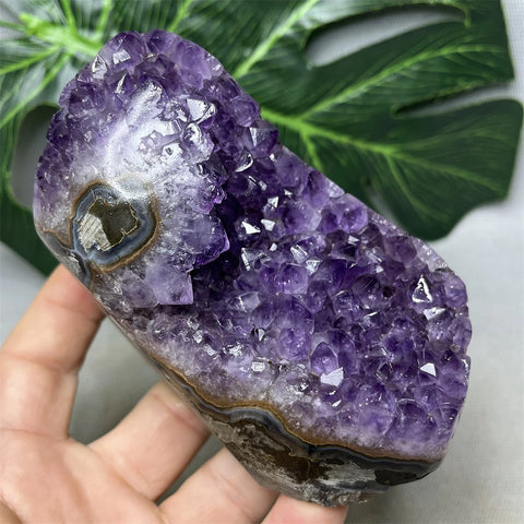 Purple Amethyst Crystal Cluster-ToShay.org
