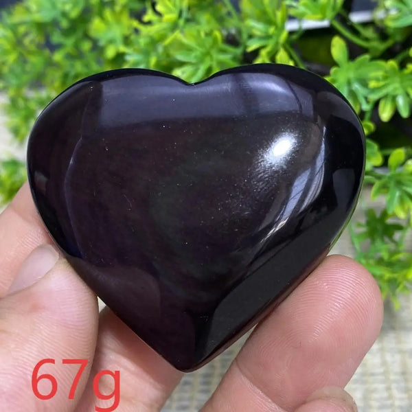 Rainbow Obsidian Heart-ToShay.org