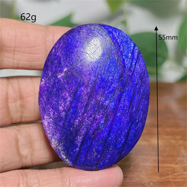 Violet Moonstone Palm Stone-ToShay.org