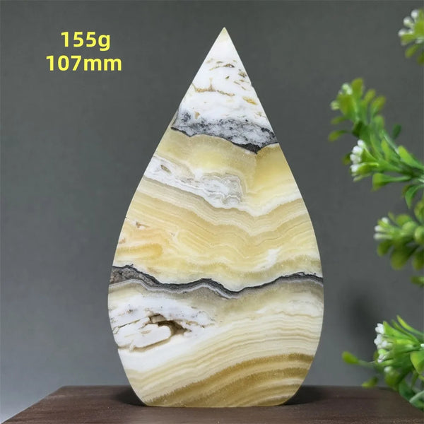 Grey Striped Agate Torch-ToShay.org