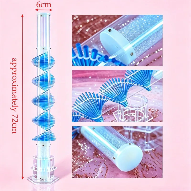 Blue Crystal Rain Stick-ToShay.org