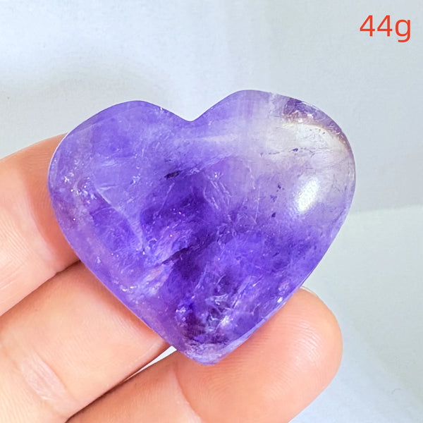 Purple Amethyst Hearts-ToShay.org