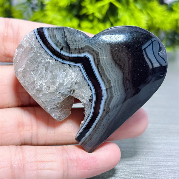 Black Agate Heart-ToShay.org