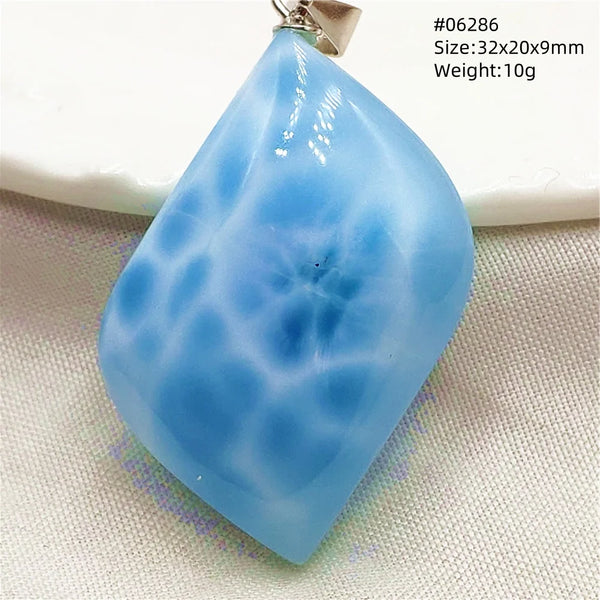Blue Larimar Pendant-ToShay.org