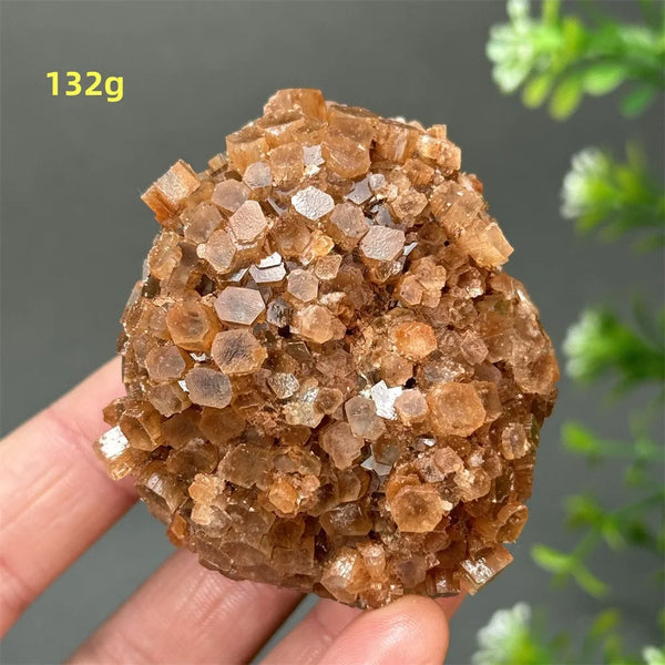 Orange Aragonite Crystal Cluster-ToShay.org