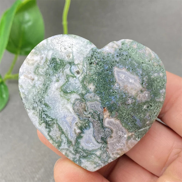 Green Aquatic Agate Heart-ToShay.org