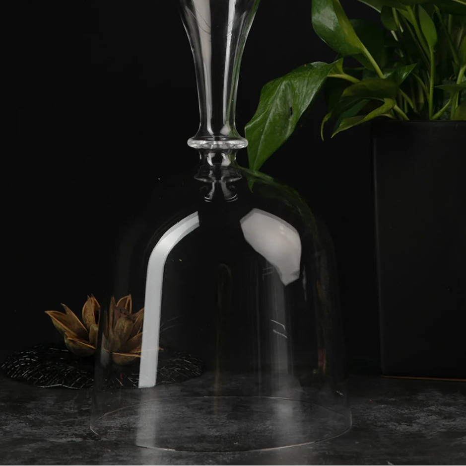 Clear Crystal Singing Chalice-ToShay.org