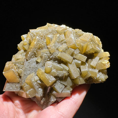 Yellow Barite Drusy Crystal-ToShay.org