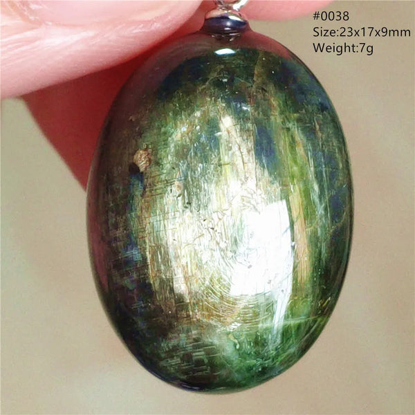 Green Diopside Pendant-ToShay.org
