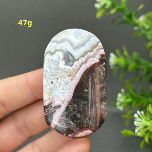 Red Agate Palm Stone-ToShay.org