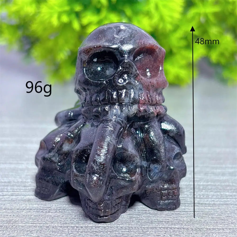 Red Garnet Skulls-ToShay.org