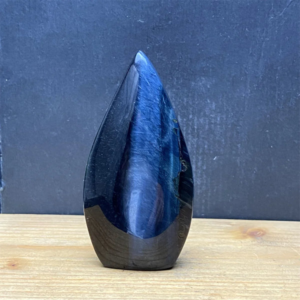 Blue Tiger Eye Stone Flame-ToShay.org