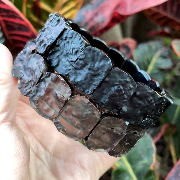 Black Tektite Bracelet-ToShay.org
