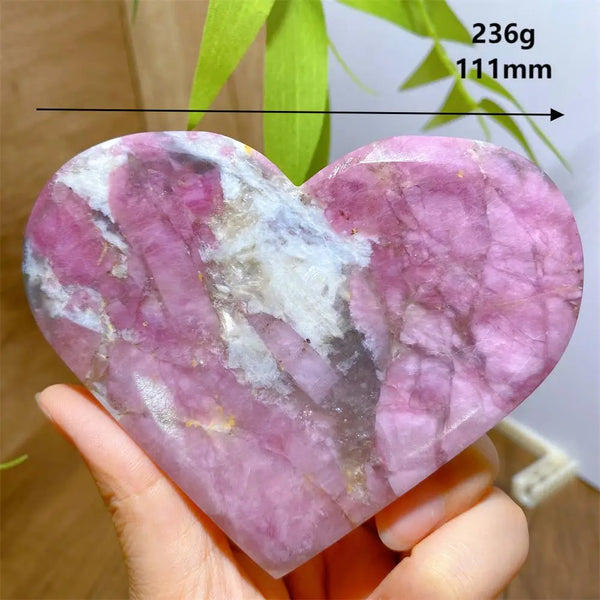 Pink Unicorn Tourmaline Heart-ToShay.org