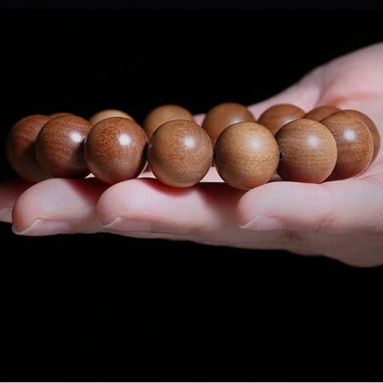 Brown Sandalwood Bead Bracelet-ToShay.org