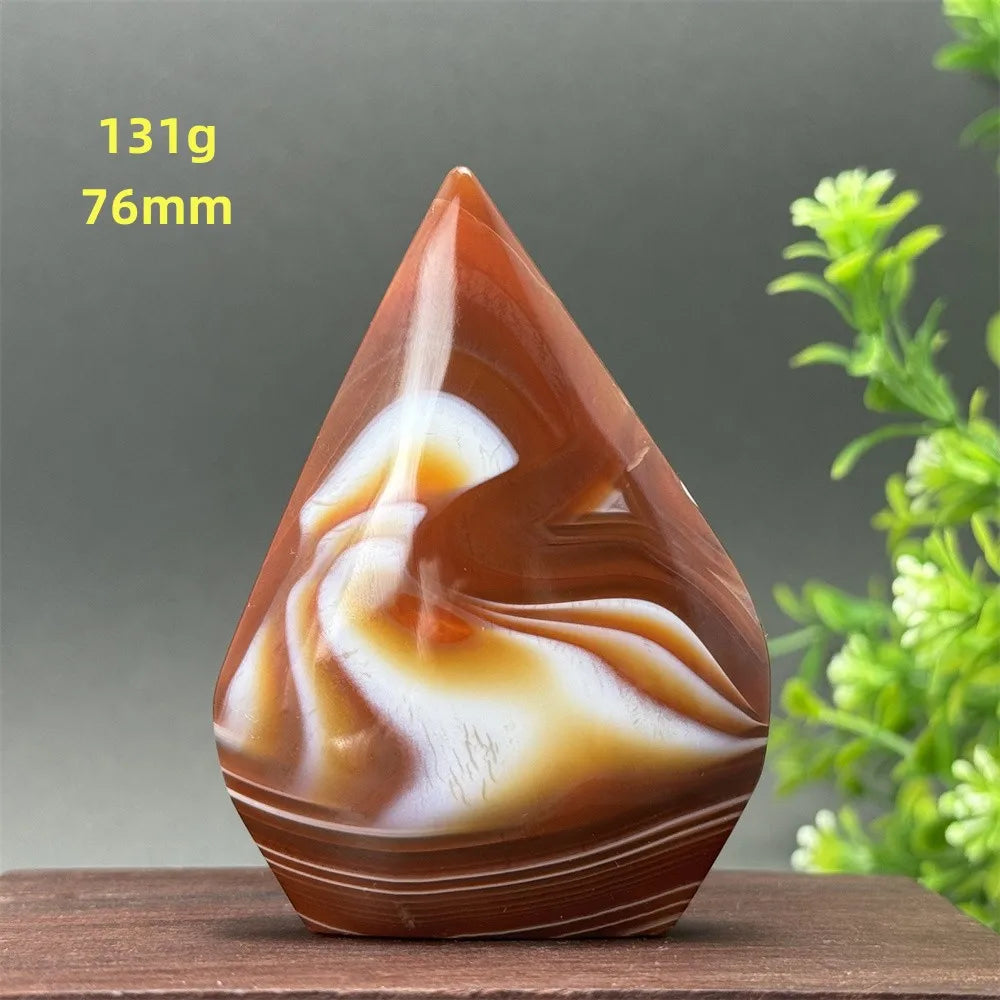 Red Carnelian Striped Agate-ToShay.org