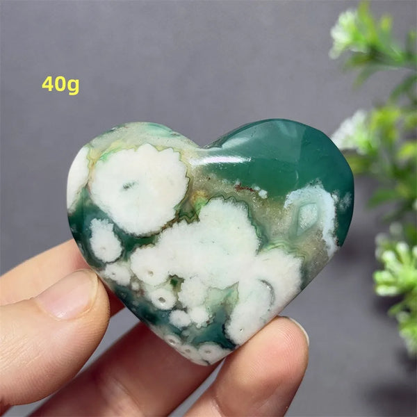 Green Cherry Blossom Agate-ToShay.org
