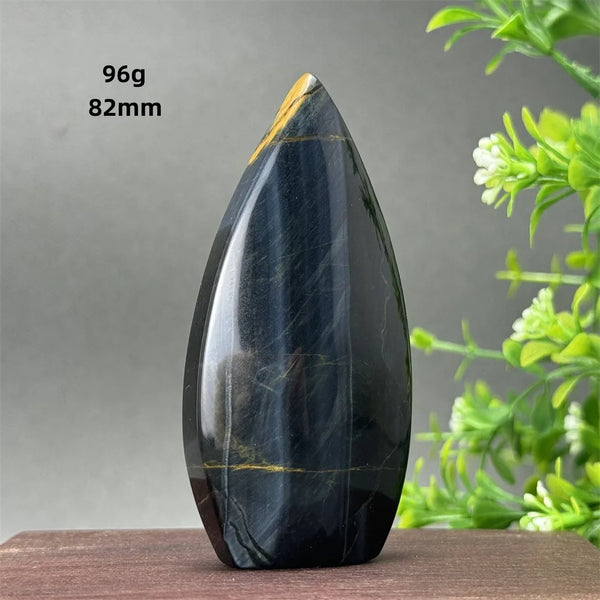 Blue Tiger Eye Stone Torch-ToShay.org