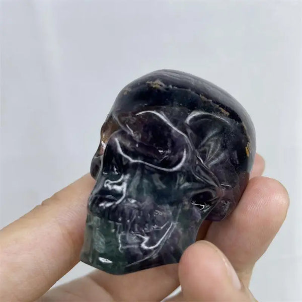 Purple Fluorite Skulls-ToShay.org