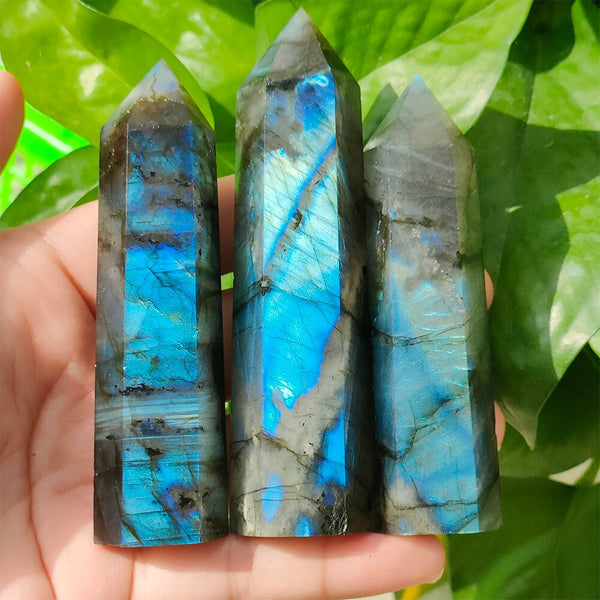 Blue Labradorite Point Tower-ToShay.org