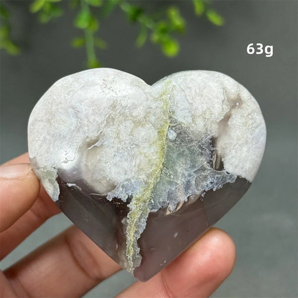 Black Cherry Agate Heart-ToShay.org